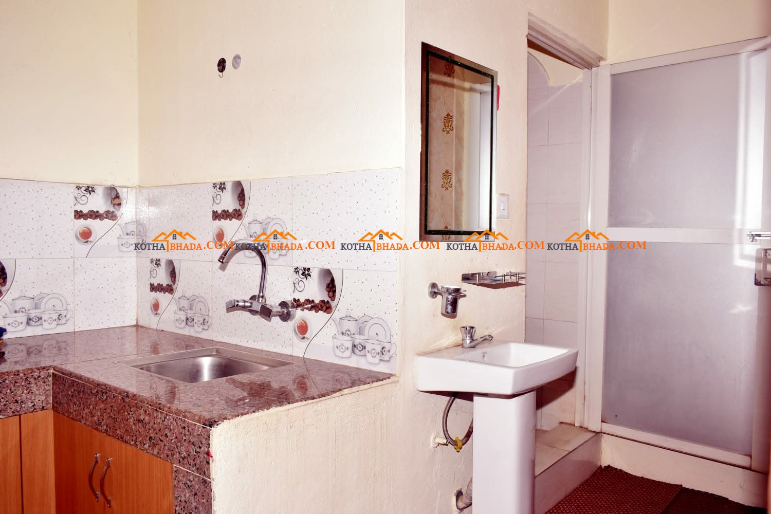 Furnished Single room with kitchen and attached bathroom, Raniban | Available for short & Long Term